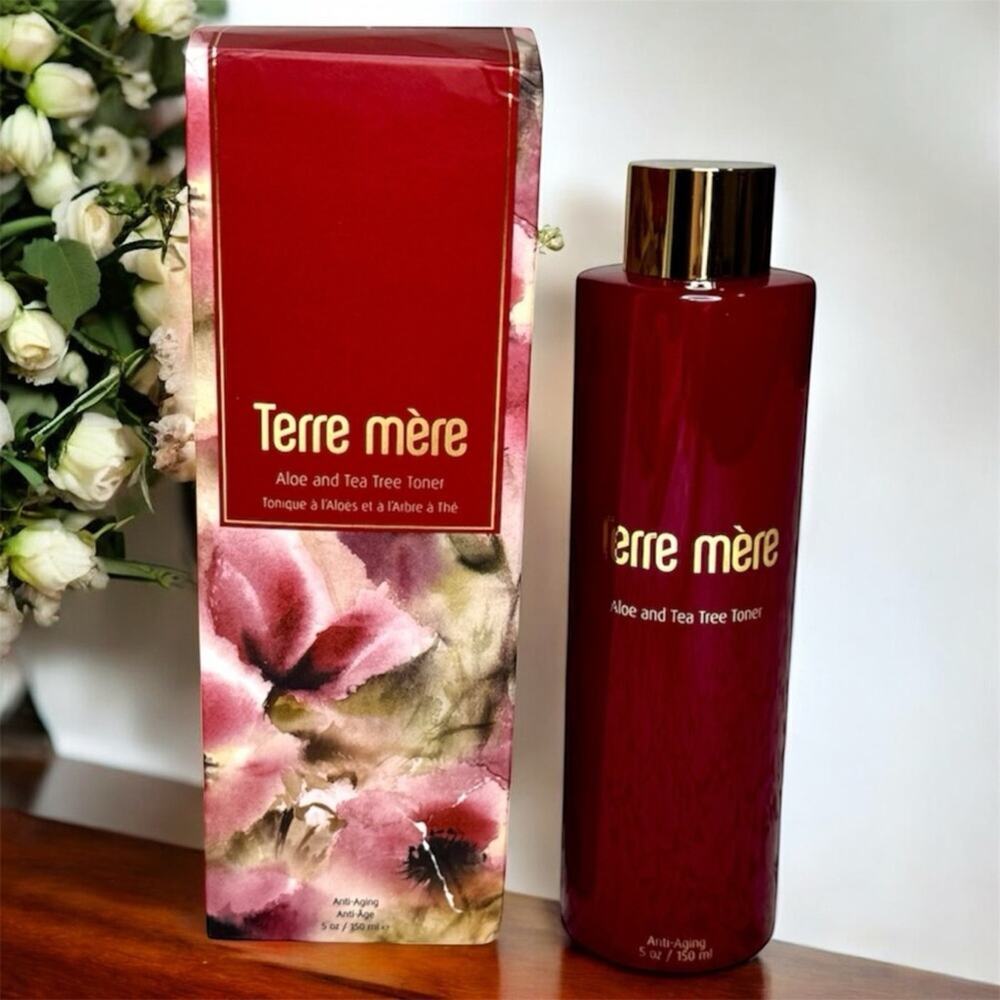 NEW 5OZ Terre Mère Aloe and Tea Tree Toner Hydrating Anti-Aging Facial Sincare